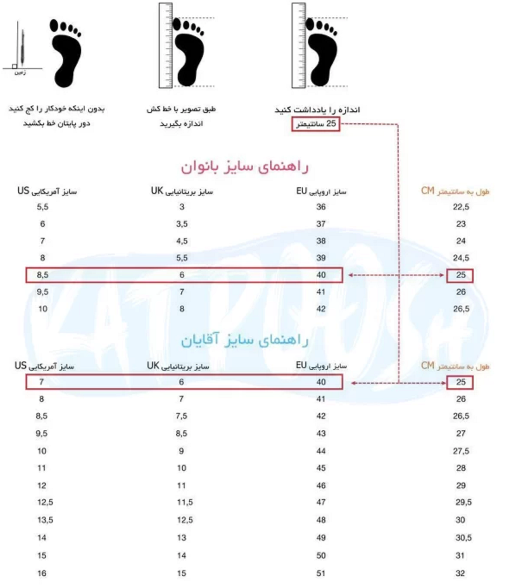 کفش و کتانی مردانه