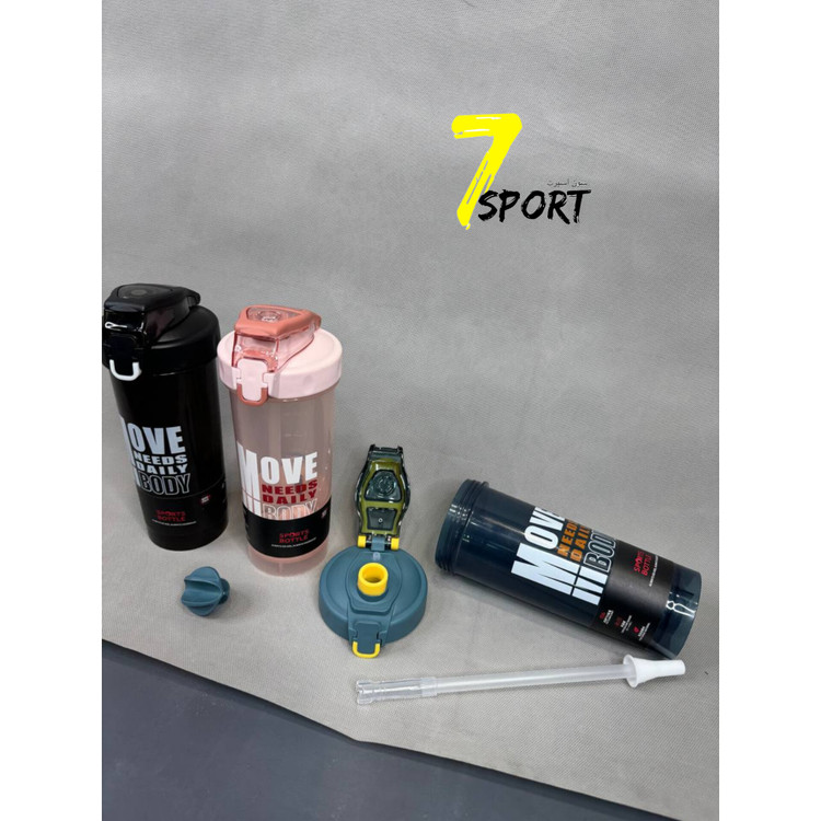 شیکر و بطری آب