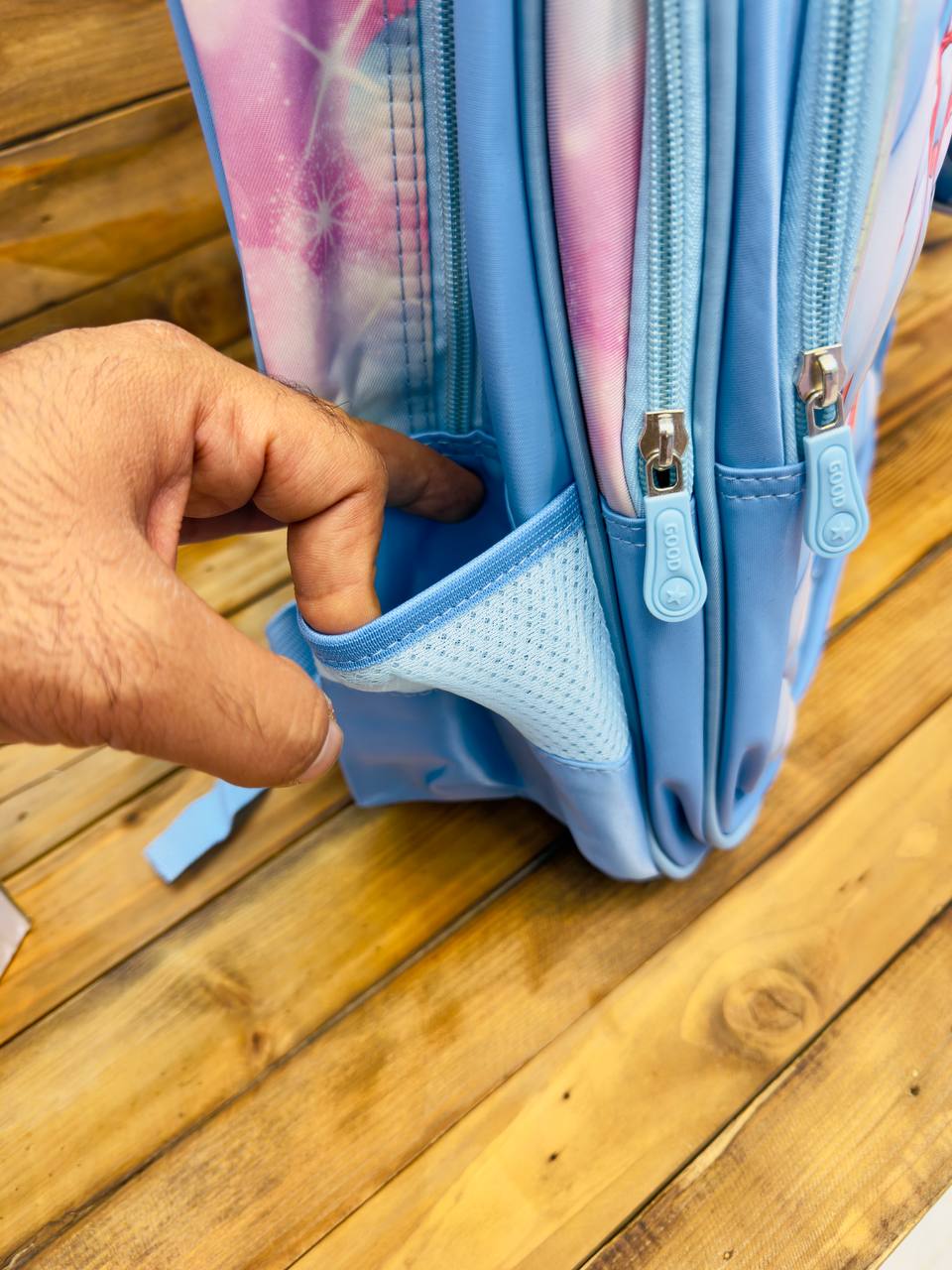 کوله پشتی وارداتی دو تیکه سه بعدی طرح یونیکورن