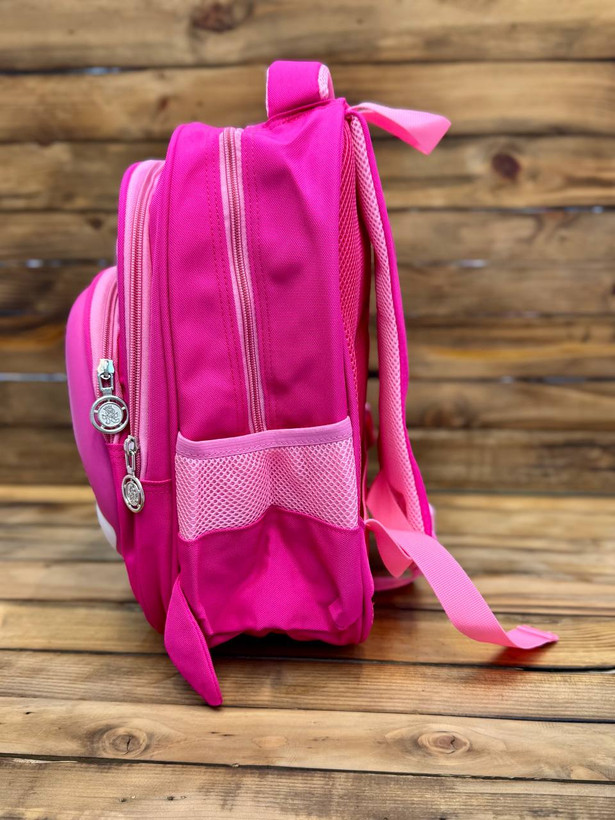 کوله پشتی وارداتی سه بعدی عروسکی طرح جوجه رنگی