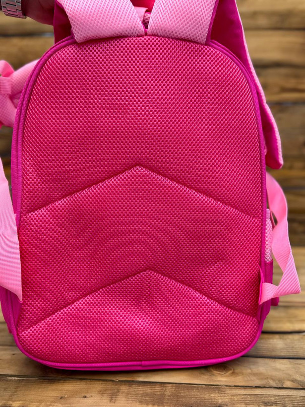 کوله پشتی وارداتی سه بعدی عروسکی طرح جوجه رنگی