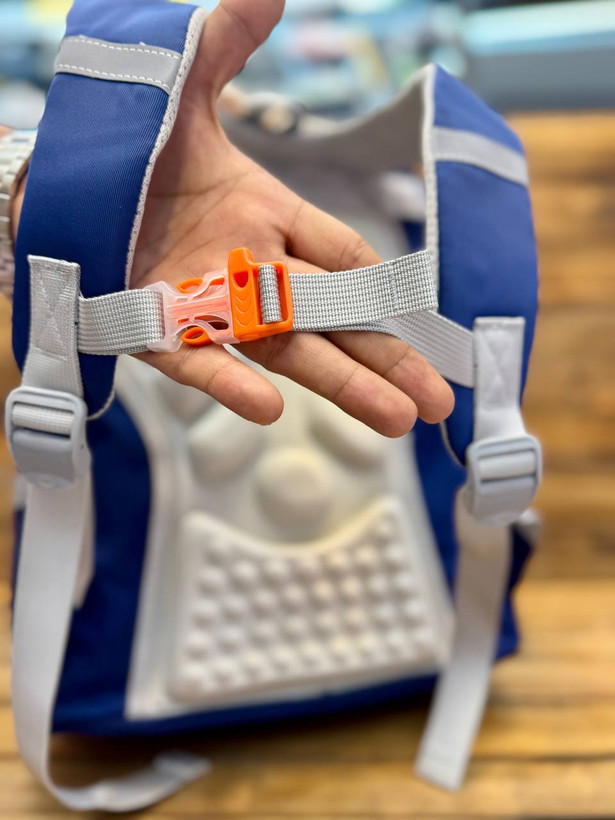 کوله پشتی وارداتی باکسی با طرح سه بعدی بازی CONTRA