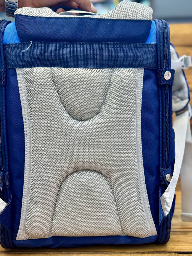 کوله پشتی وارداتی باکسی با طرح Space Travel / رنگ سورمه ایی