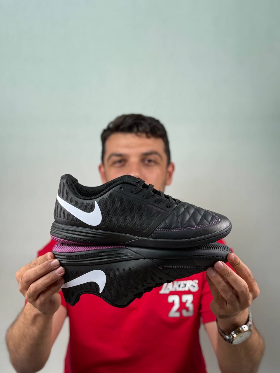 کفش سالنی و چمن مصنوعی لونارگتو |مدل Nike Lunar Gato II  | ساخت ویتنام | سایزبندی 40 تا 45