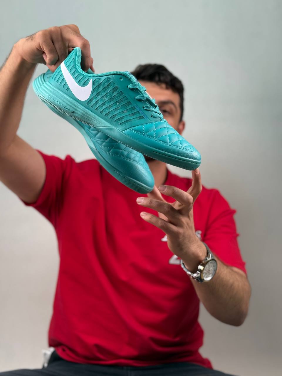 کفش سالنی و چمن مصنوعی لونارگتو |مدل Nike Lunar Gato II  | ساخت ویتنام | سایزبندی 40 تا 45