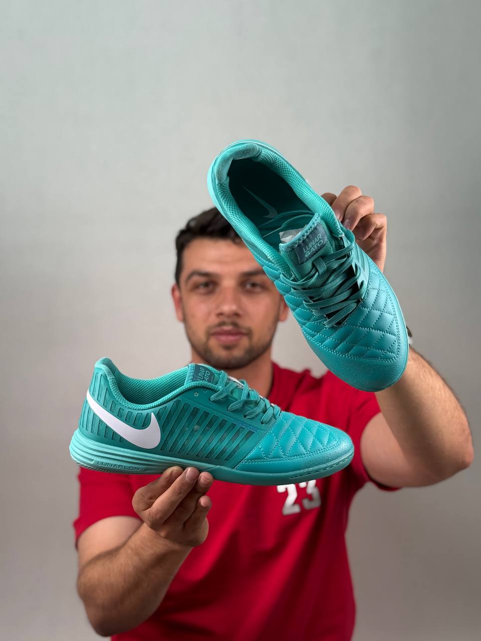 کفش سالنی و چمن مصنوعی لونارگتو |مدل Nike Lunar Gato II  | ساخت ویتنام | سایزبندی 40 تا 45