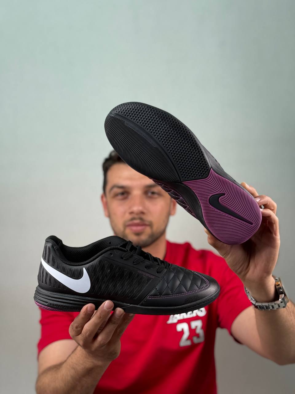 کفش سالنی و چمن مصنوعی لونارگتو |مدل Nike Lunar Gato II  | ساخت ویتنام | سایزبندی 40 تا 45