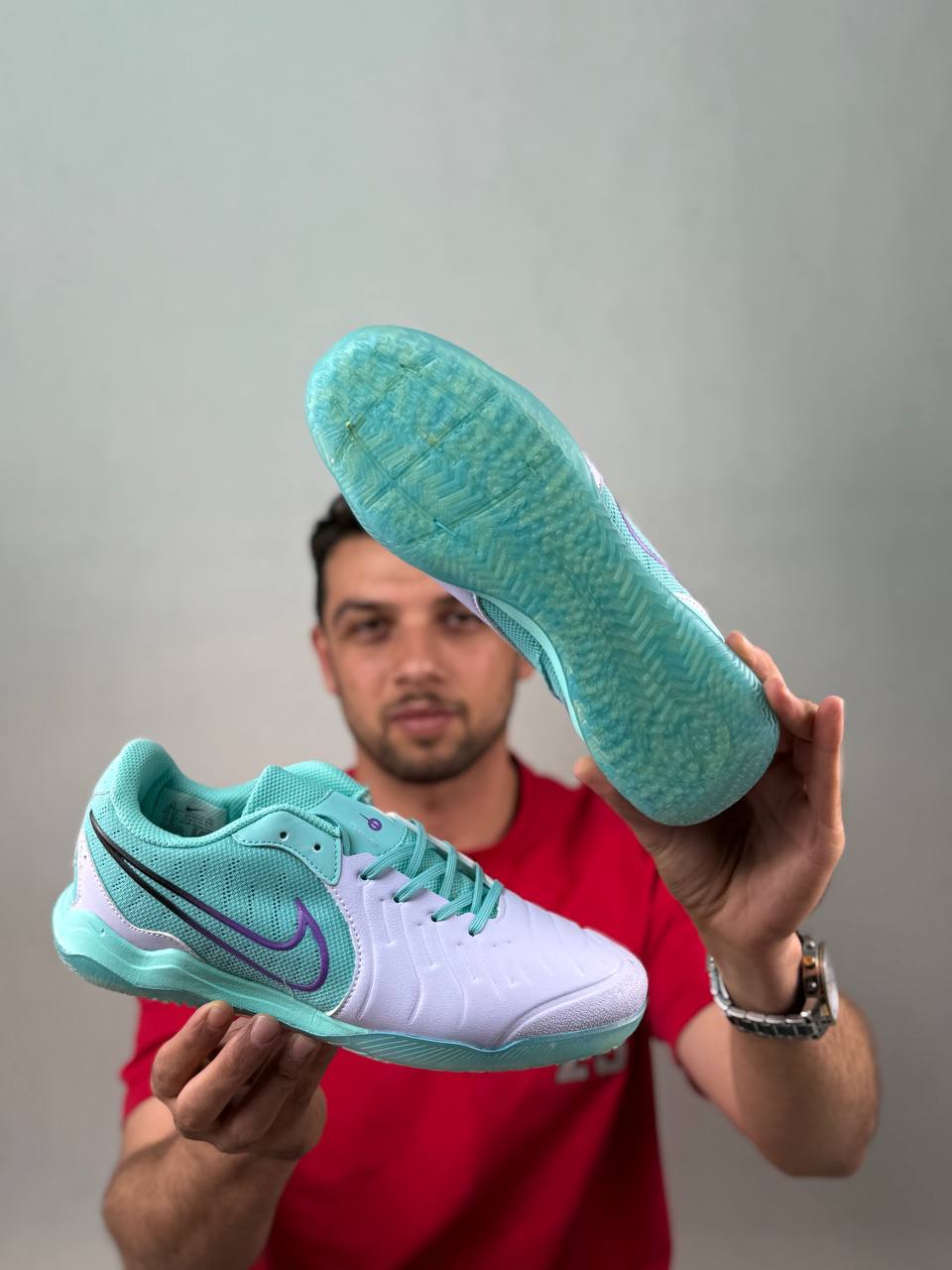 کفش سالنی و چمن مصنوعی نایک تیمپو |مدل Nike Tiempo Legend 10  | ساخت ویتنام | سایزبندی 40 تا 45