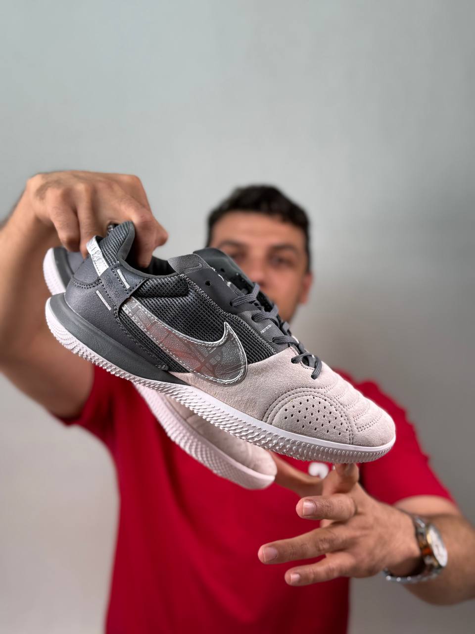 کفش سالنی و چمن مصنوعی نایکی استریت گتو |مدل Nike React Gato IC  | ساخت ویتنام | سایزبندی 40 تا 45