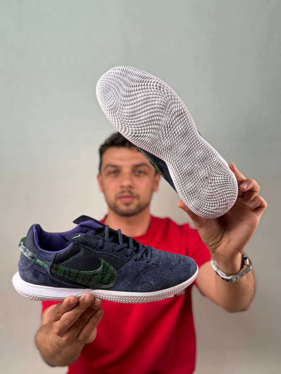 کفش سالنی و چمن مصنوعی نایکی استریت گتو |مدل Nike React Gato IC  | ساخت ویتنام | سایزبندی 40 تا 45