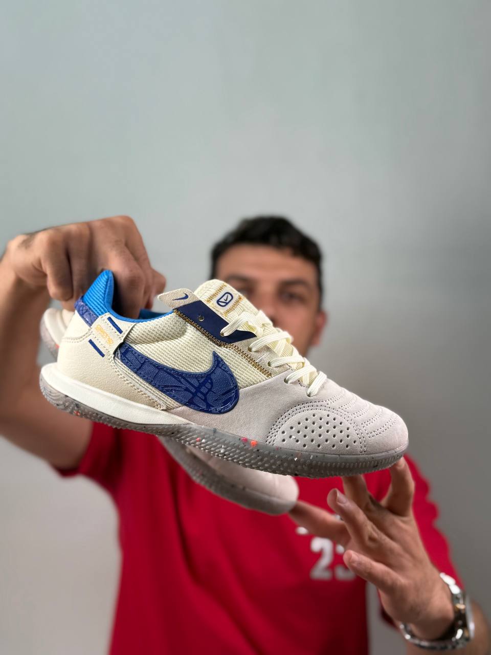 کفش سالنی و چمن مصنوعی نایکی استریت گتو |مدل Nike React Gato IC  | ساخت ویتنام | سایزبندی 40 تا 45