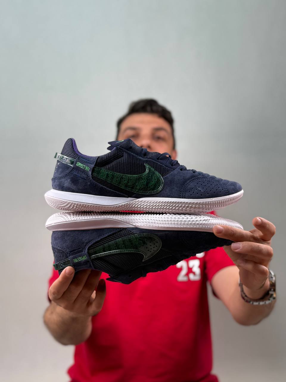 کفش سالنی و چمن مصنوعی نایکی استریت گتو |مدل Nike React Gato IC  | ساخت ویتنام | سایزبندی 40 تا 45