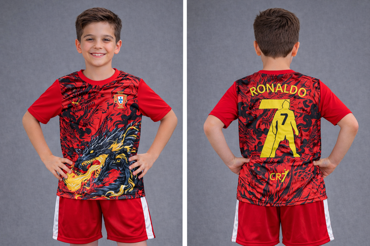 لباس فوتبال پرتغال رونالدو 2025