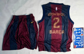 ست رکابی و شورت بسکتبال بارسلونا طرح Barça 2 | سایزبندی XL تا 5XL |